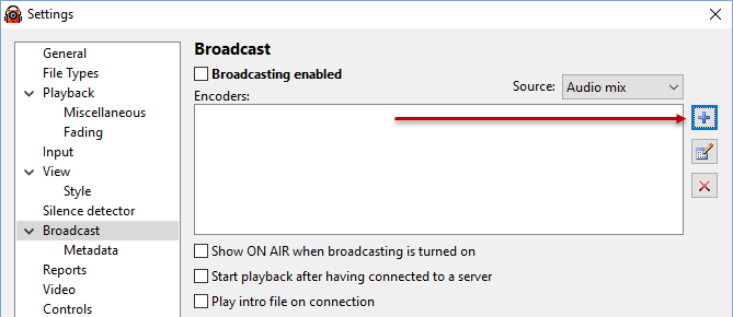 how to set shoutcast encoder nicecast